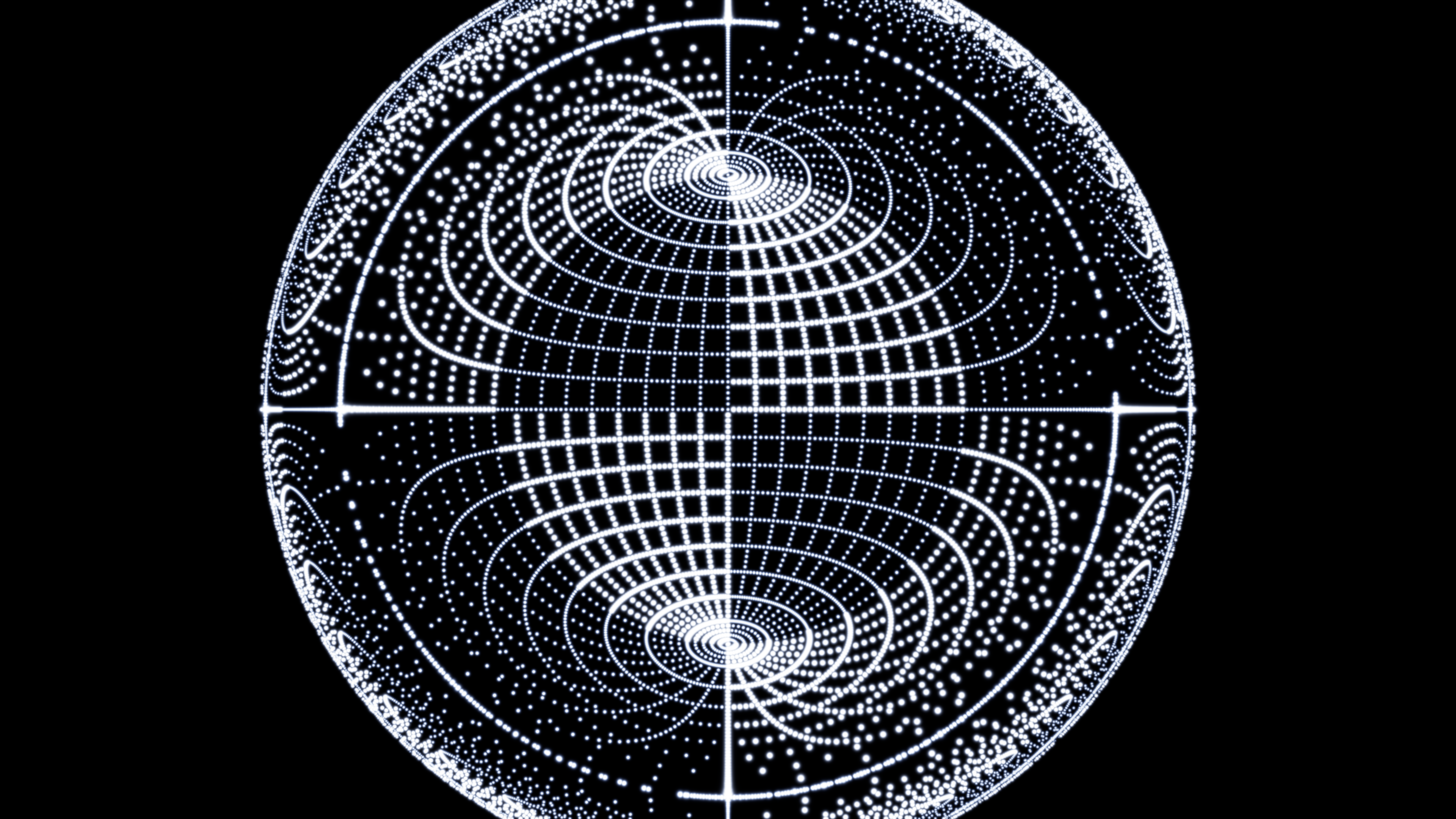 Synthetic stellar sky seen outward by a static observer at r=2.1M
